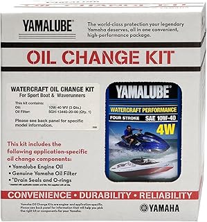Yamaha Yamalube 10W-40 PWC Watercraft Oil Change Kit LUB-WTRCG-KT-00