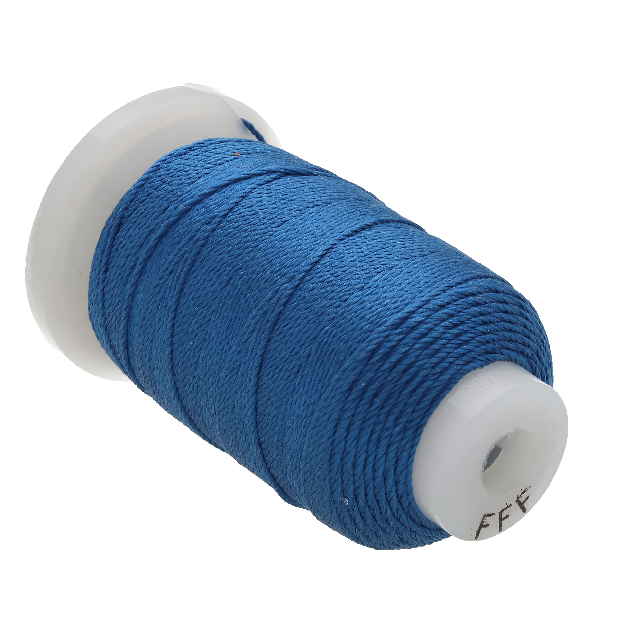The Beadsmith Royal Blue Pure Silk Cord – Size Fff (0.419 Mm/0.0165”), 92 Yards (276 Ft), 1/2-Ounce Spool