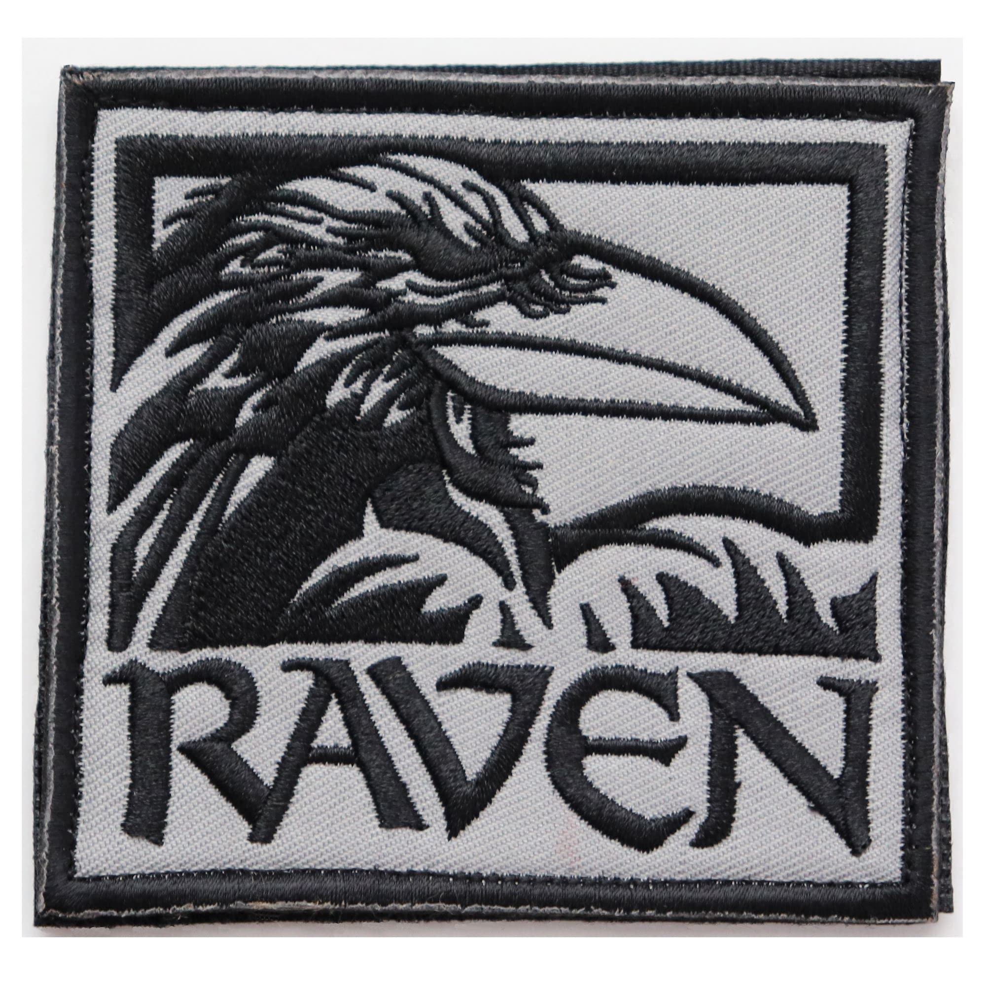 Amazon.co.jp: ワッペン カラス RAVEN（からす） マジックテープ