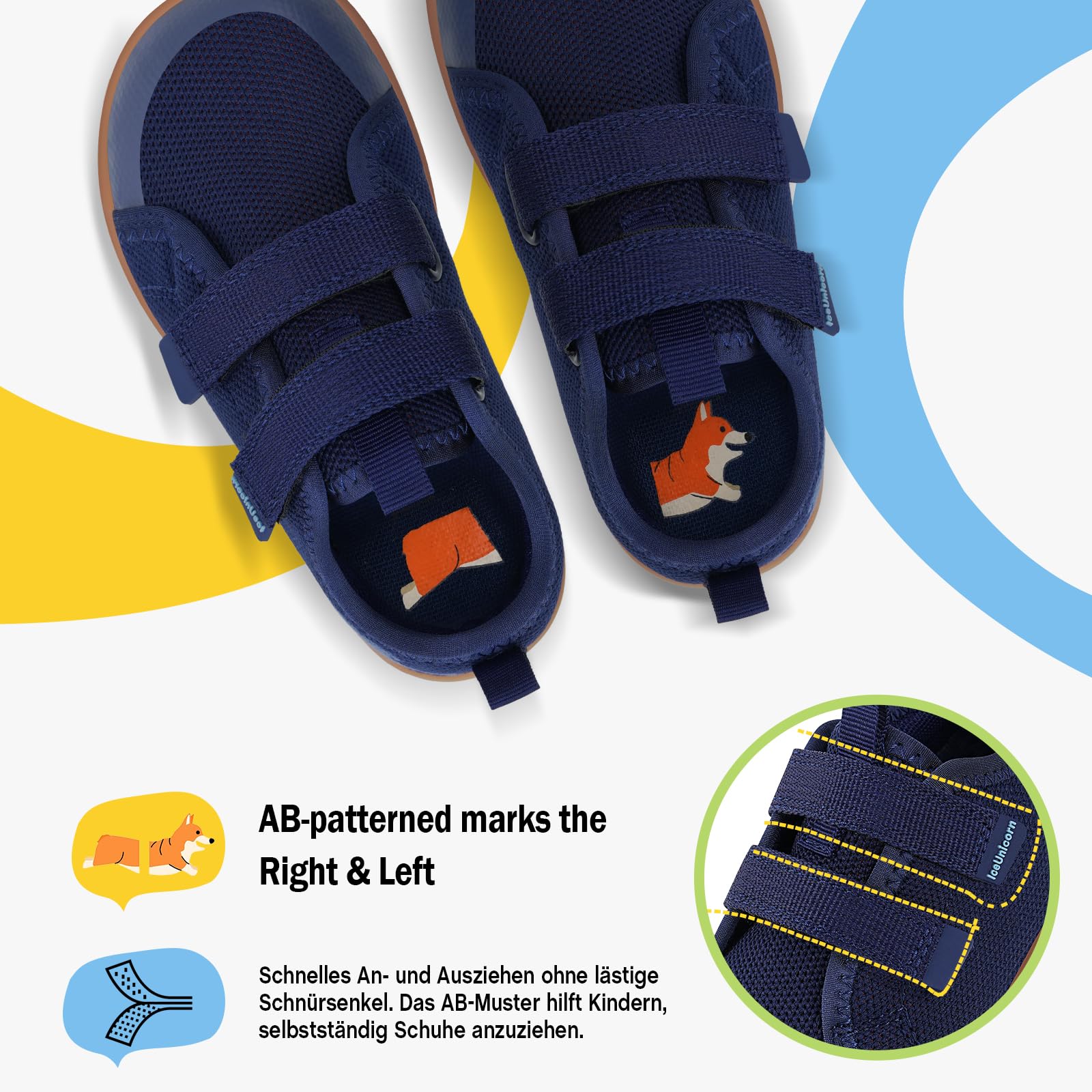 Scarpe a Piedi Nudi in Versione Larga Ragazzi Ragazze Outdoor Trail Running Minimalista Scarpe da Camminare