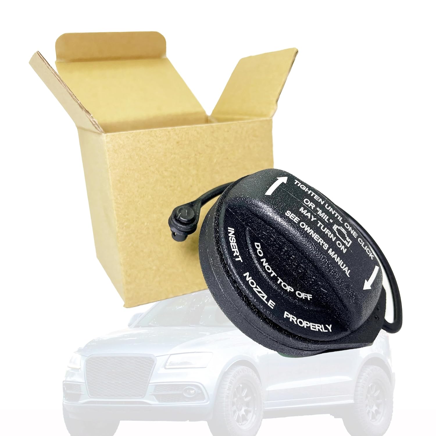 Gas Tank Cap Automotive Replacement Fuel Tank Caps 5Q0201550L 8K0201550N 5C0201550T Car Accessories Gas Tank Cap Compatible with