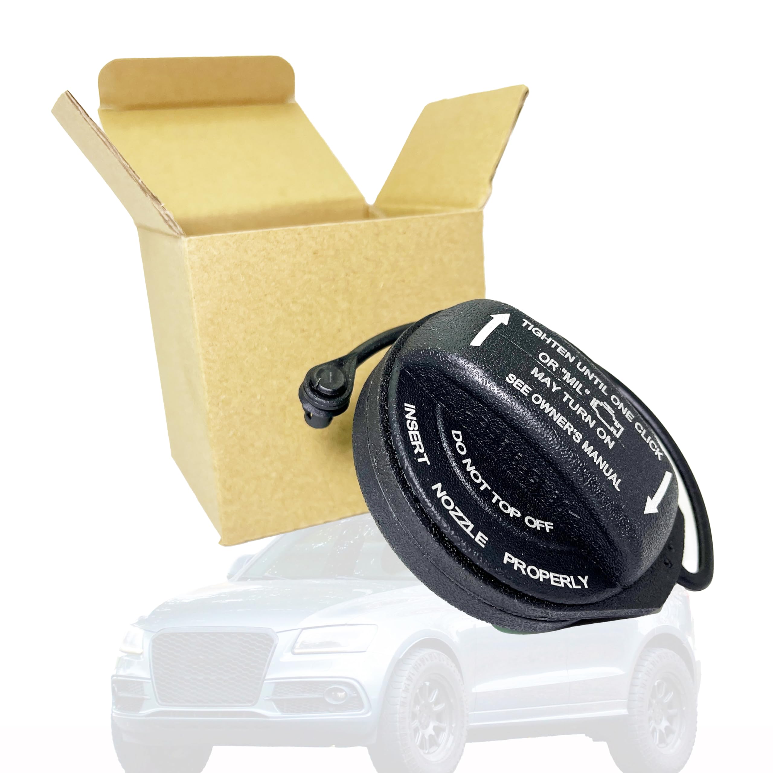 Gas Tank Cap,Automotive Replacement Fuel Tank Caps,5Q0201550L,8K0201550N,5C0201550T,Car Accessories Gas Tank Cap Compatible with Audi A4 A5 A8 Q5 & Volkswagen VW Jetta, Golf