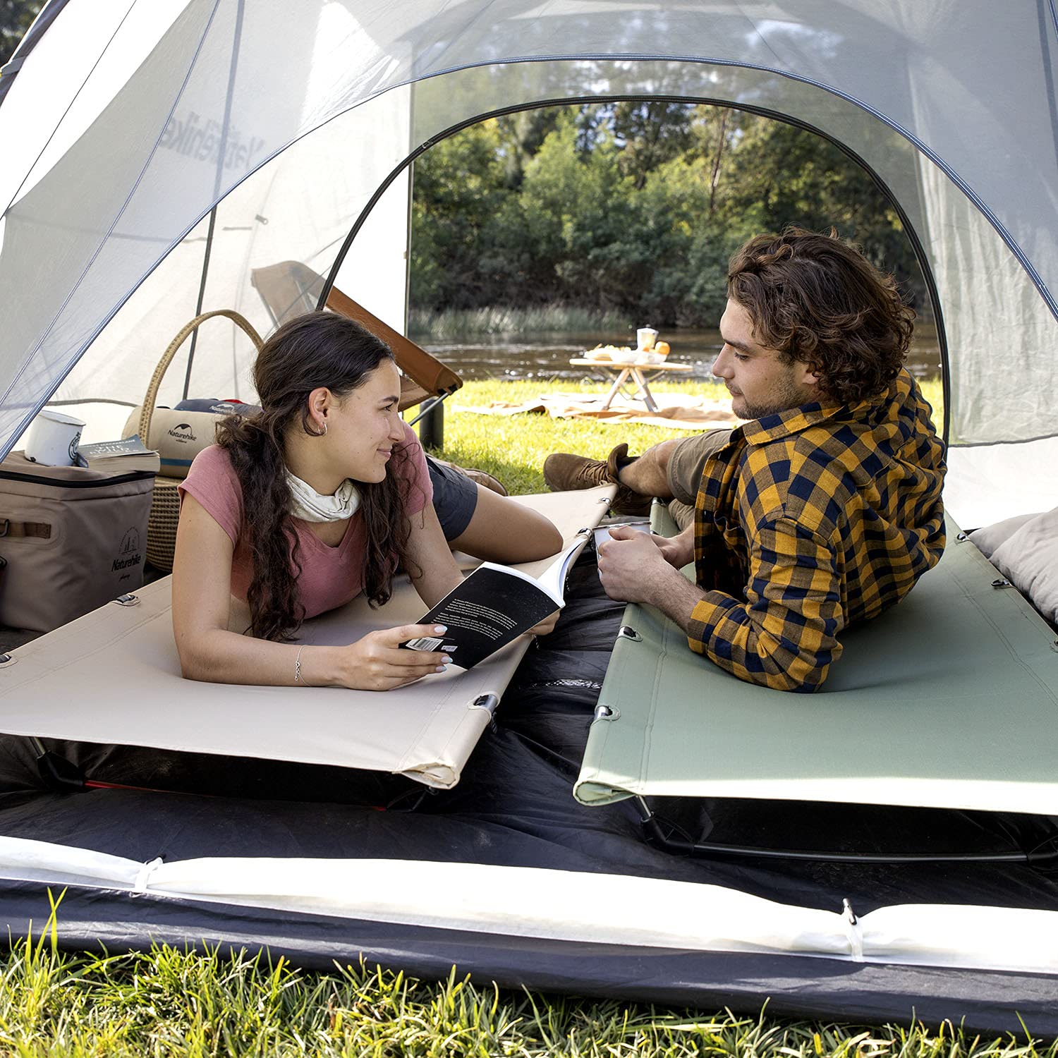 Naturehike Lettino Da Campeggio Ultraleggero - Regolabile, 150kg Portata, Pieghevole - Foto 2