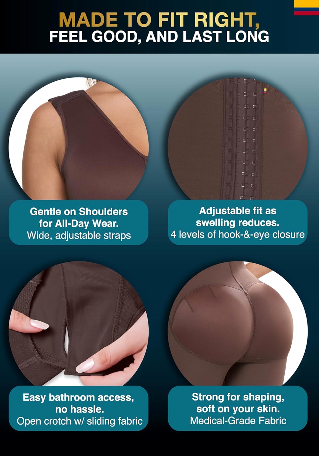 Sonryse Fajas Colombianas Post Surgery Compression Garment Stage 2 Faja Lipo BBL - Image 3