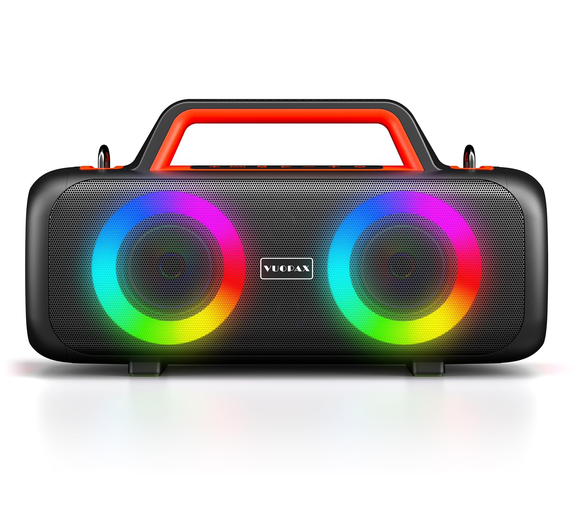 Portable Bluetooth Speaker Wireless 140W Peak Loud Sound with 2 Subwoofers and 2 Tweeters Plus Bass Boost IP65