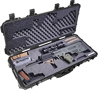 Case Club Pre-Cut Waterproof Bullpup Rifle Case with Accessory Box & Silica Gel to Help Prevent Rust (Gen 2)