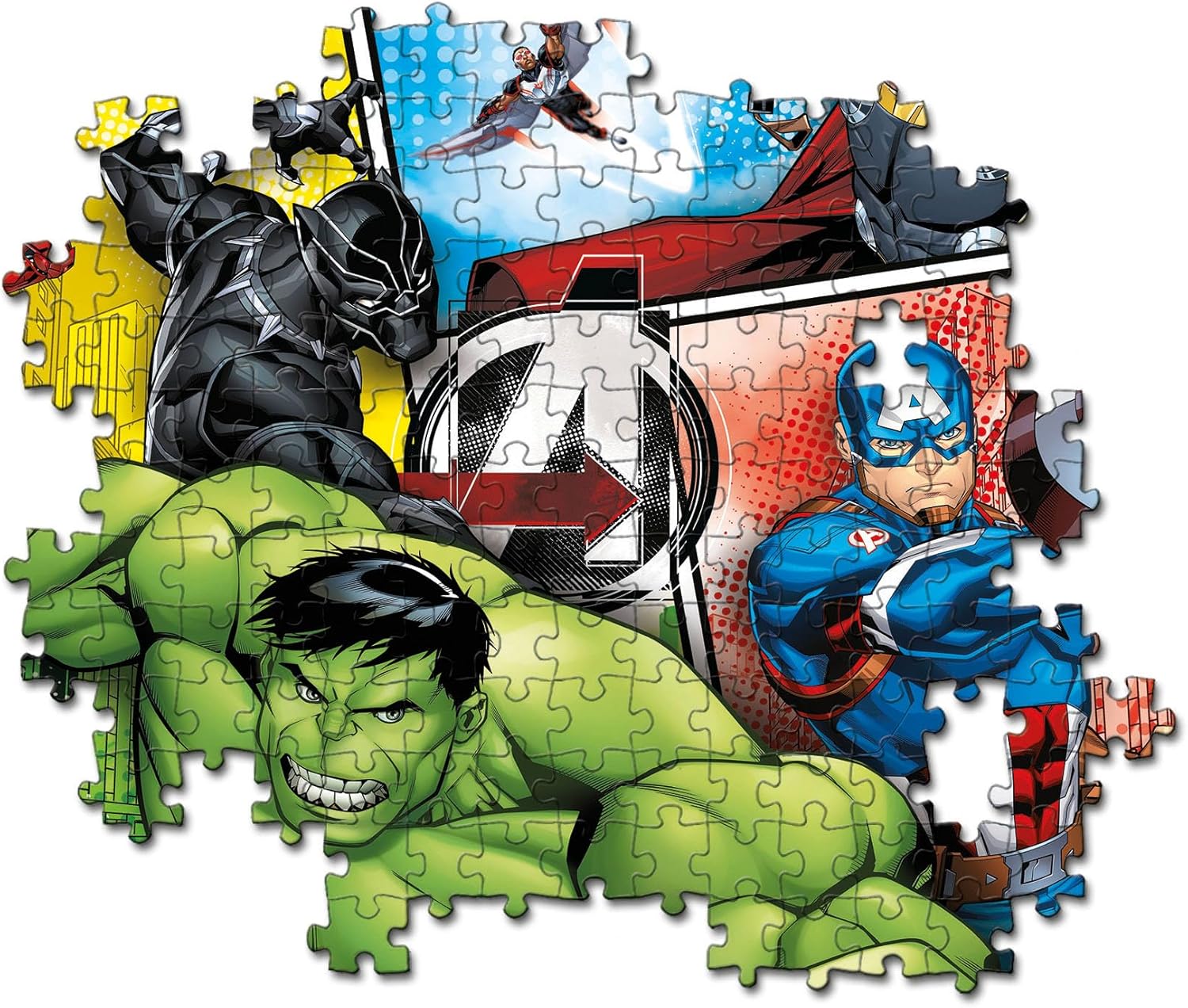 Clementoni - 27284 - Supercolor Puzzle for Children-The Avengers-104 Pieces