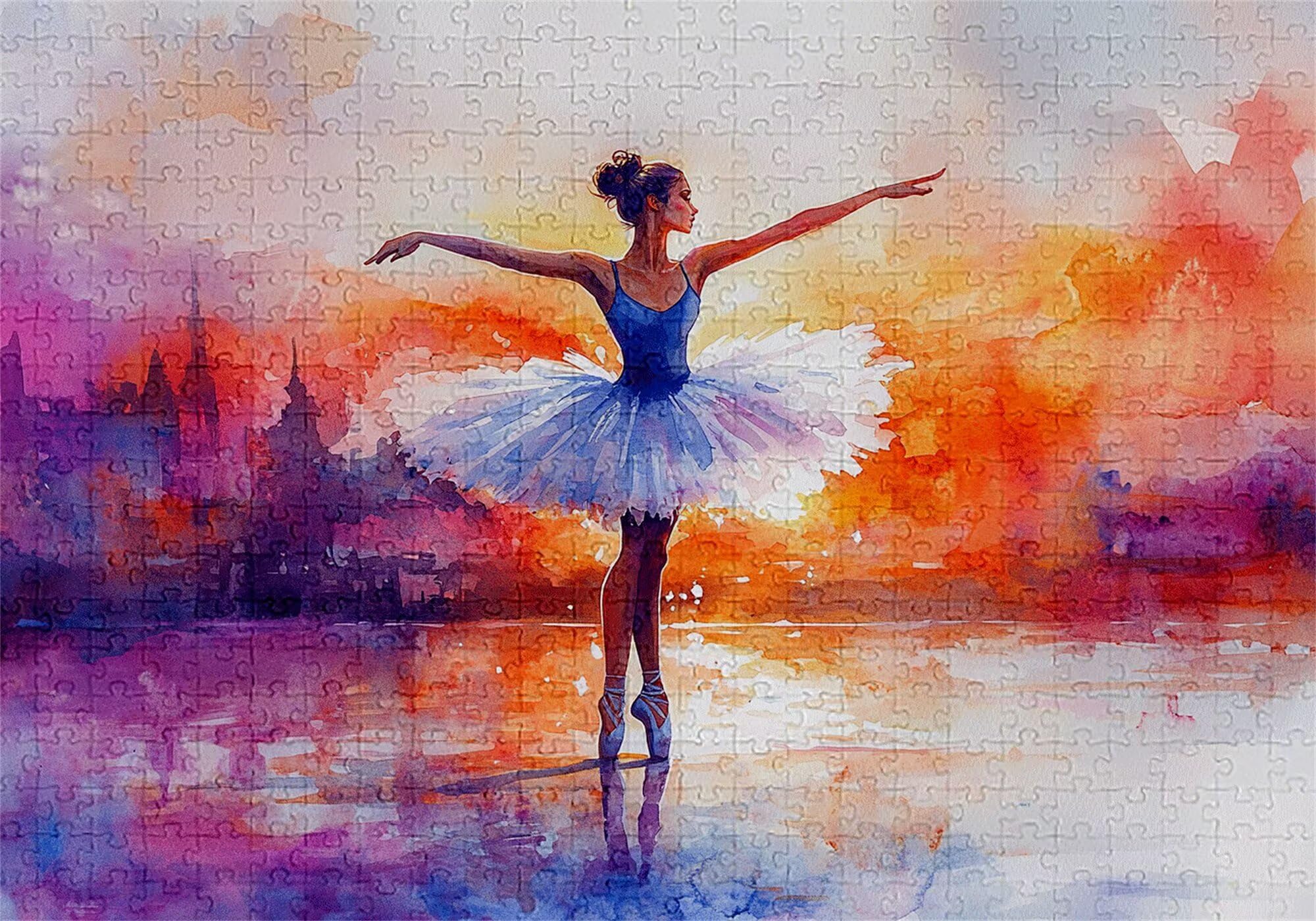 Puzzle 2000 elementów abstrakcyjne puzzle dla dorosłych kobiet 100 x 70 cm unikalne rzemiosło klasyczne 3D drewniane układanka do rodzinnych gier biznesowych, układanka do samodzielnego wykonania