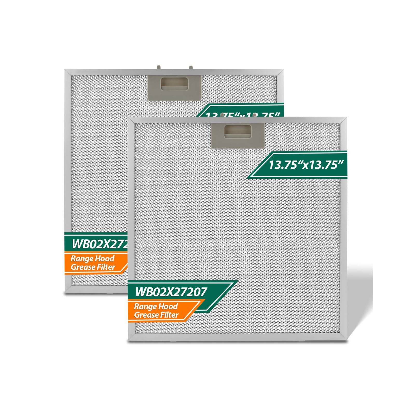 Msioytog Replacement Grease Screen for Cooker Hoods 13.75 X 13.75 Inches Improves Kitchen Ventilation Kitchen Grease Filter