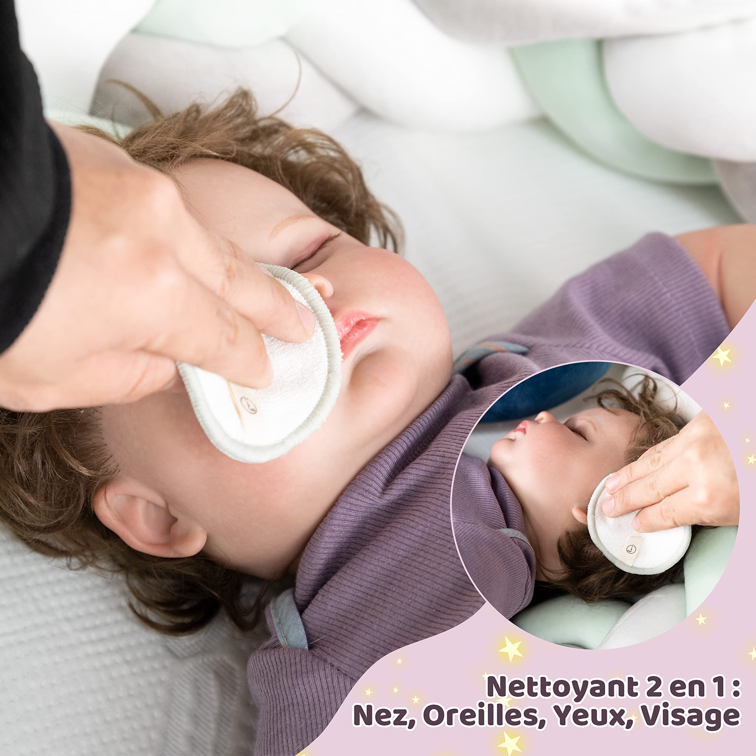 Seringue nasale bebe – Lavage nez avec embout silicone serum physiologique – Pipette nez bébé – 4 x 10 ml Mouche-bébé manuel – Cure-oreille – Trousse de soin bebe naissance – Idée coffret naissance