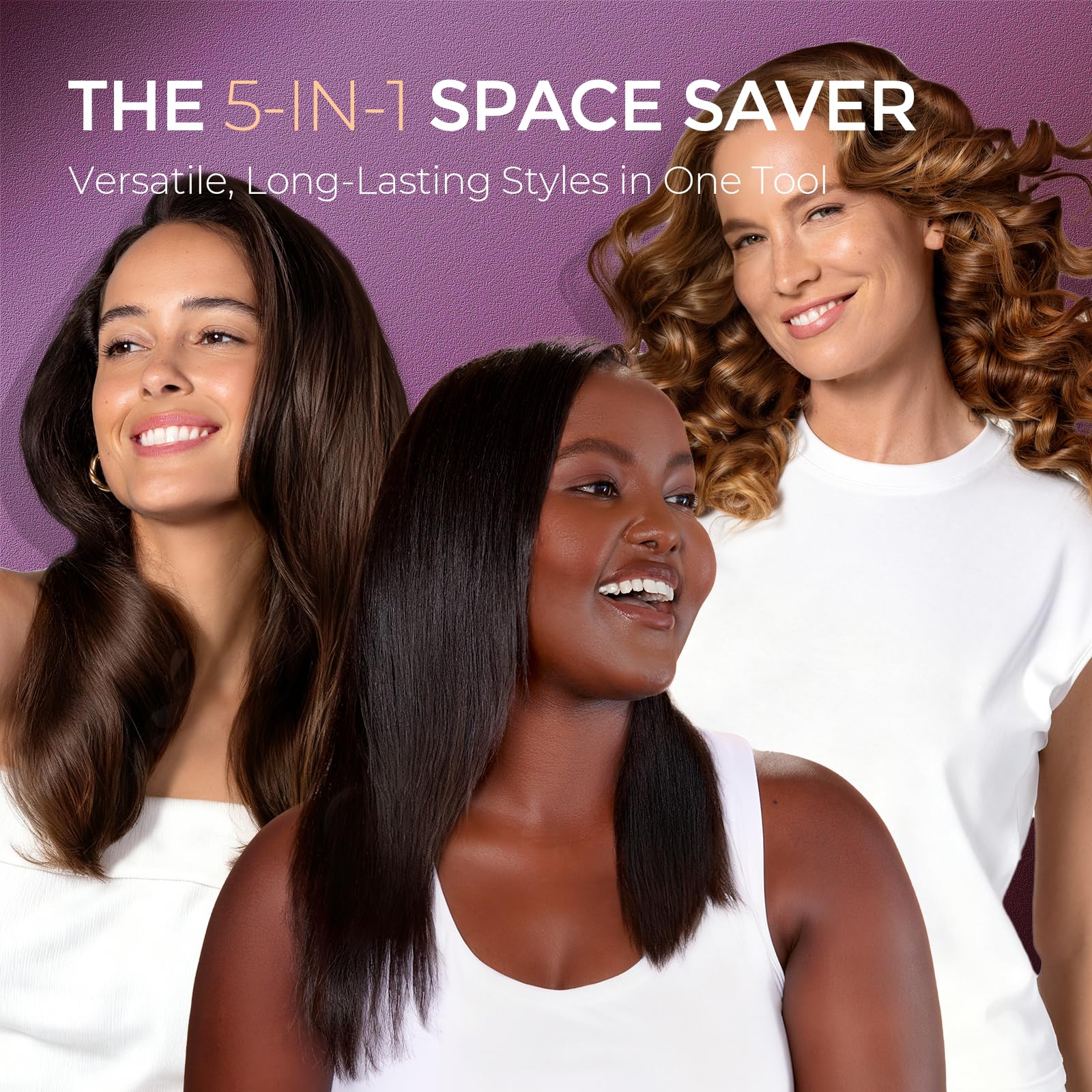 TYMO Flat Iron Brush - 2 in 1 Straightener -2 TYMO Flat Iron Brush - 2 in 1 Straightener -2