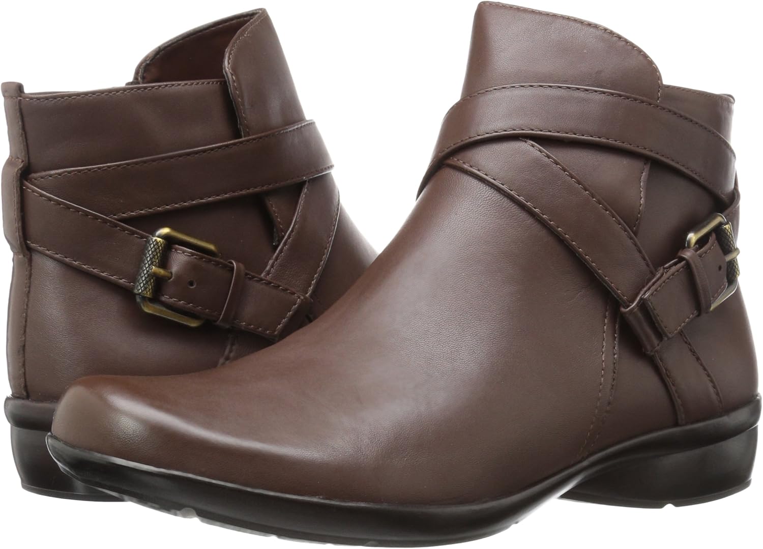 cassandra buckle strap bootie