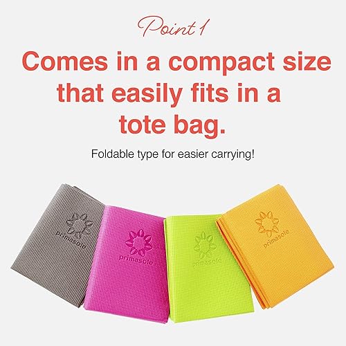 Miniatura 2 de Folding Yoga Travel Pilates Mat Foldable Easy to Carry to Class Beach Park Tear resistant Travel Picnics 4mm Thick 9 Colors