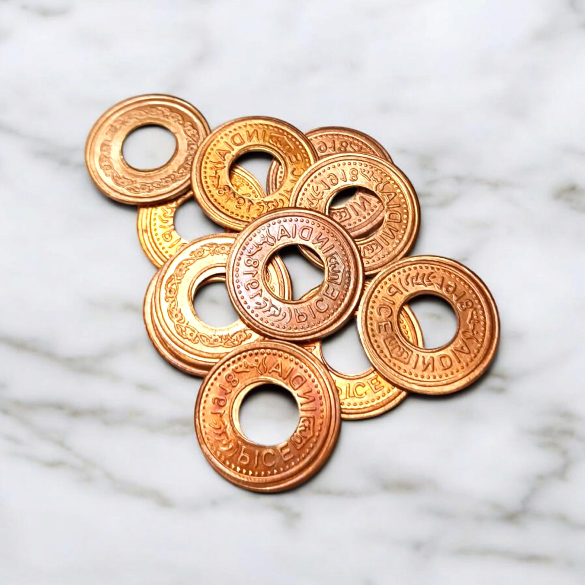 Copper Hole Coin | Set of 7 : Amazon.in: Health & Personal Care