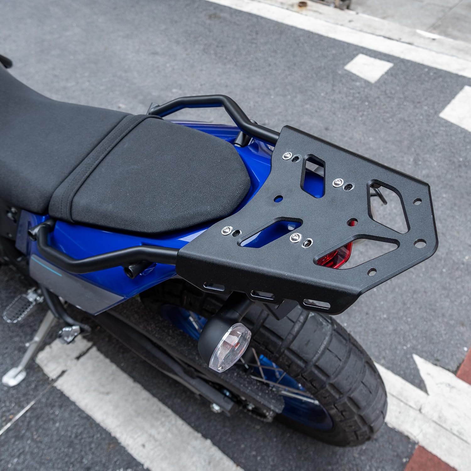 Motorcycle Luggage Top Rack for Tenere 700 2018-2023 2024 2025 2026 XTZ 700 Rear Cargo Carrier Shelf Tail Grab Handle Bar