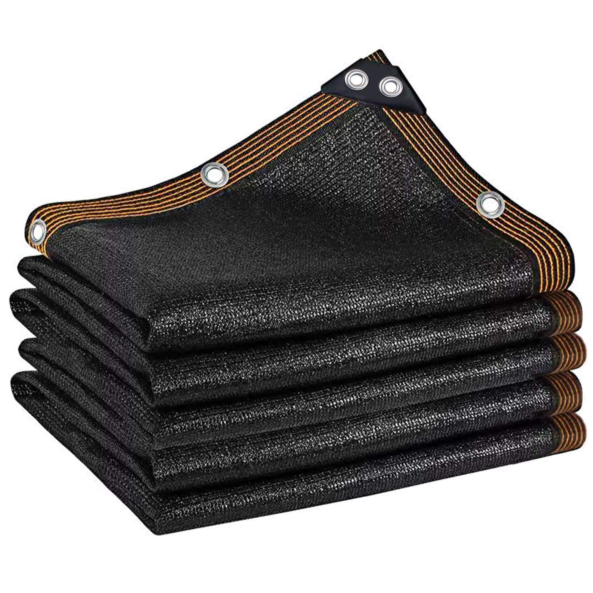 winemana Black Shade Cloth 50%, 6.6x20 FT Mesh Tarp - Garden Shade for Greenhouse, Patio, Vegetables, Plants Cover and Chicken Coops, Sun Shade Net for Outdoor Protection with Reinforced Grommets — image 1