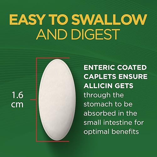 Miniatura 8 de Suplemento de Extracto de Ajo Garlique, Fórmula Saludable para el Colesterol, Sin Olor y Vegano, 60 Cápsulas