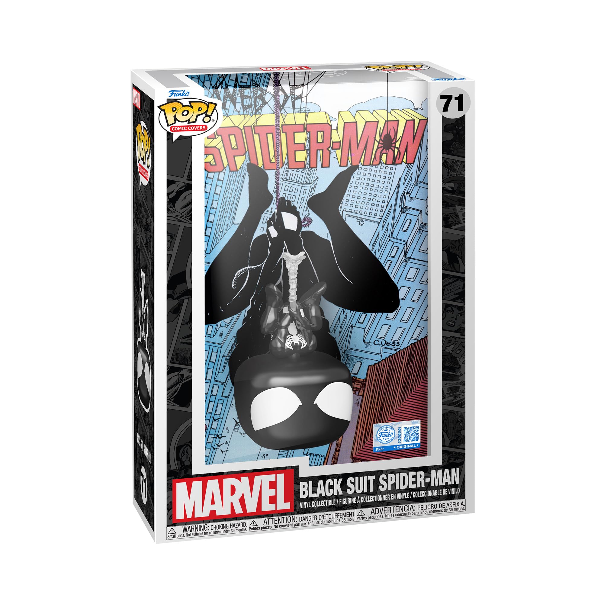 Funko Pop! Comic Cover: Web Of Spider-man #8 - Spider-Man - Spider-Man - Collectable Vinyl Figure - Gift Idea - Official Merchandise - Toys for Kids & Adults - Movies Fans Standard Size Multicolor