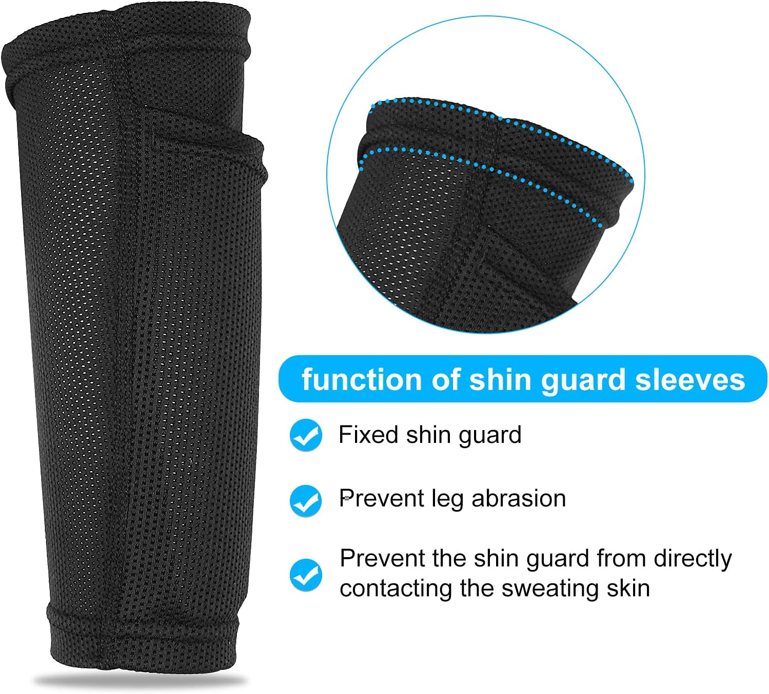 Outfun Youth Soccer Shin Guards, Kids Soccer Shin Pads, Child Calf Protective Gear, Soccer Equipment with Ankle Sleeves for 3-14 Years Old Boys Girls : Sports & Outdoors