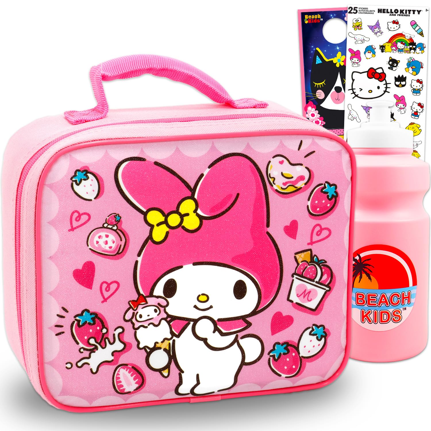 Sanrio My Melody 収納ボックス 2種セット Amazon.com: My Melody Lunch Box for Girls Set - Bundle with Sanrio