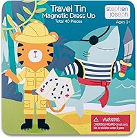 Vista 11 de Stephen Joseph, Caja de Vestir Magnética de Viaje, Conejito y Gato Pequeño, 40 piezas únicas