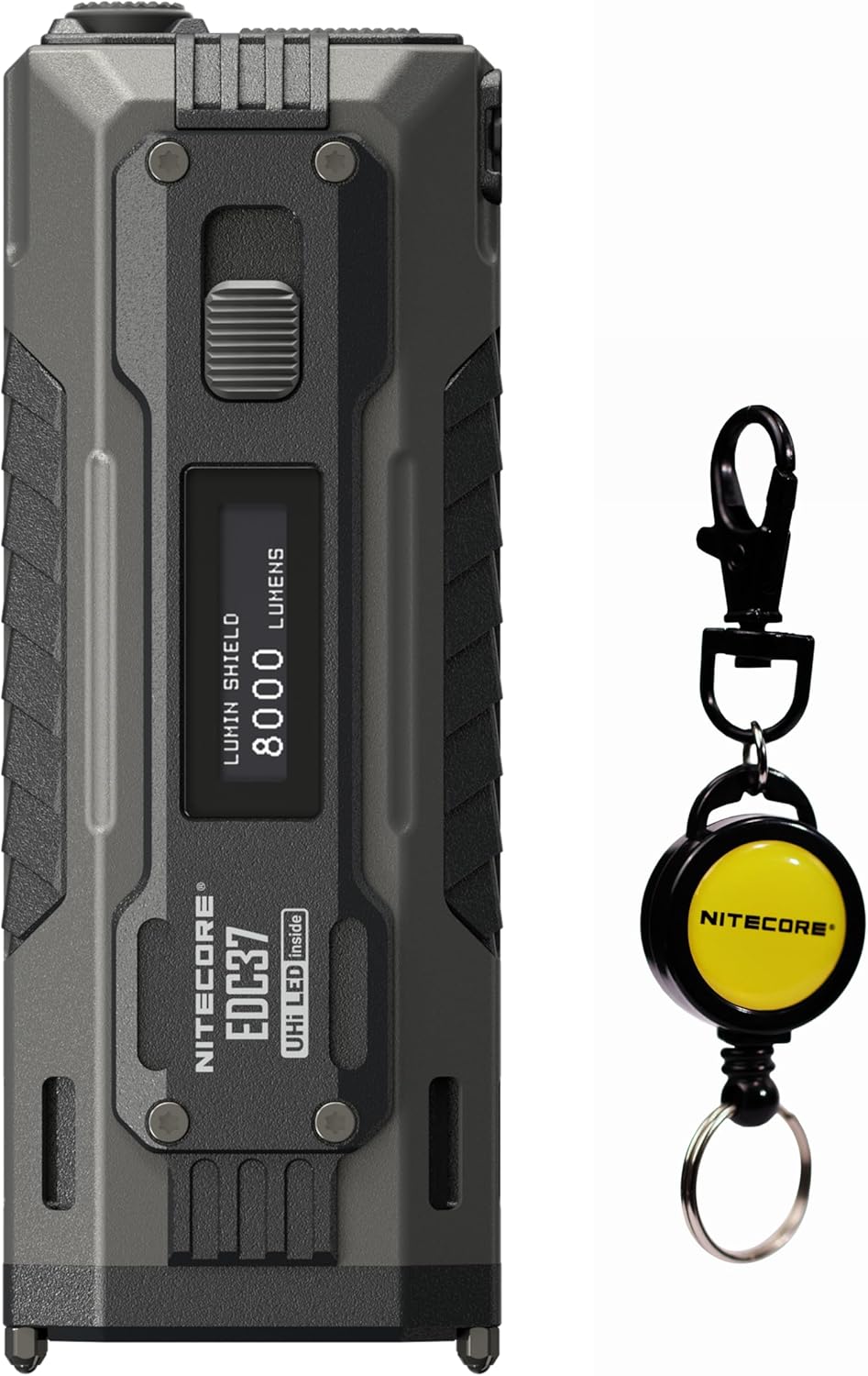Nitecore EDC37 Flashlight with Retractable Keychain