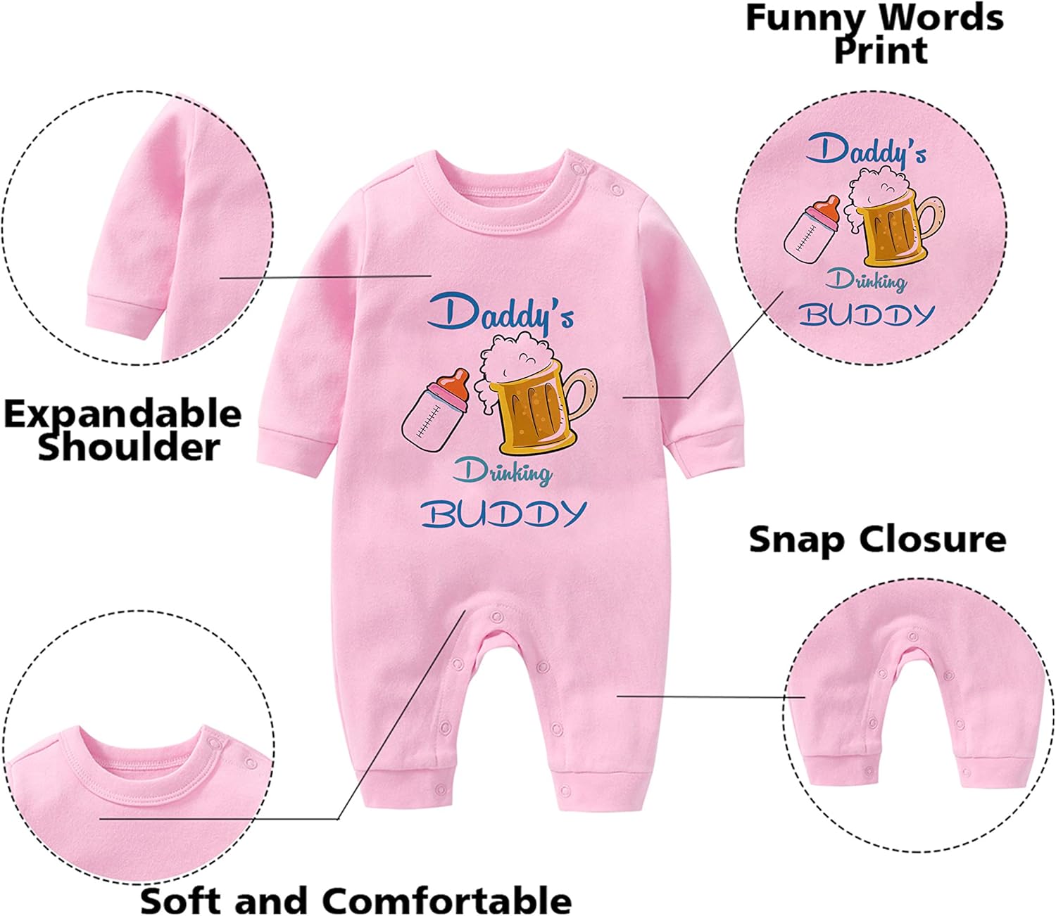 Buy Ysculbutol Baby Twins Father Day Daddy Drinking Buddy Newborn Baby Girls Boys Jumpsuit Baby Clothes Online In Indonesia B08sbrs23p Buy Ysculbutol Baby Twins Father Day Daddy Drinking Buddy Newborn Baby Girls Boys Jumpsuit Baby Clothes Online In Indonesia B08sbrs23p