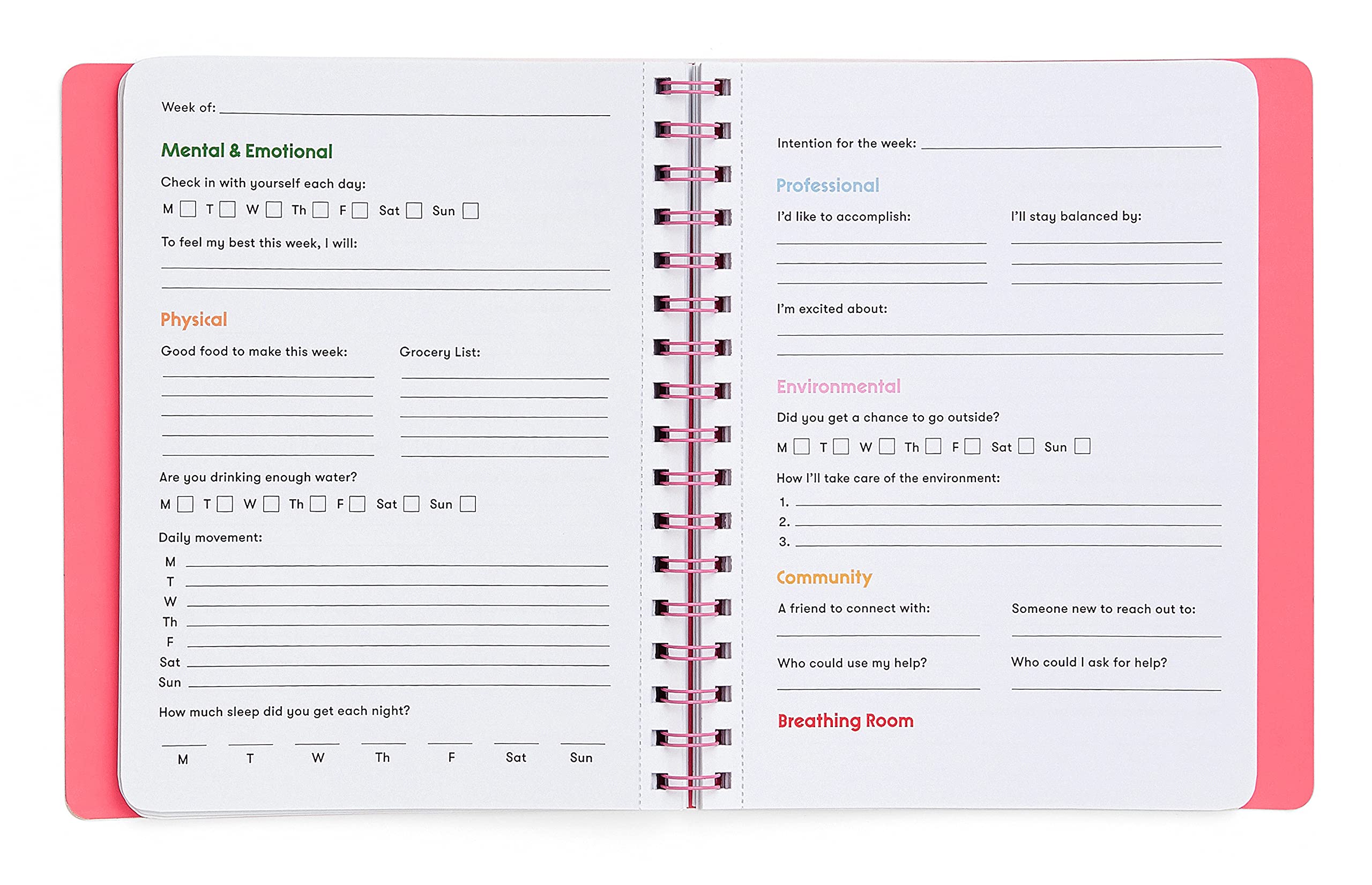 ban.do Daily Journal with Prompts, Undated Self Care Diary, Guided Mindfulness Journal, You're Doing So Well - Image 3