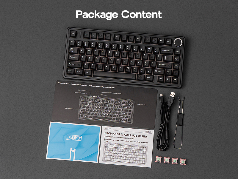 Amazon.com: EPOMAKER x Aula F75 Ultra Wireless Gaming Keyboard