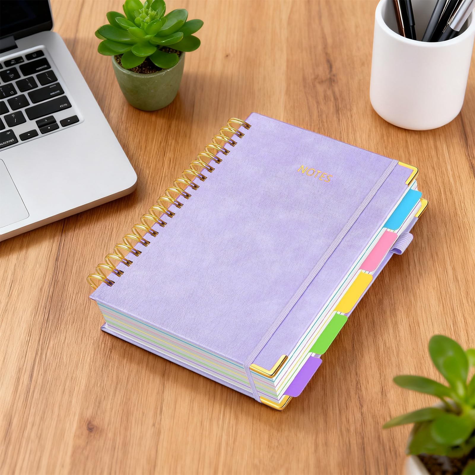 Ghjkldha Spiral Notebook, 10,04 Pouces B5 Journal Divider