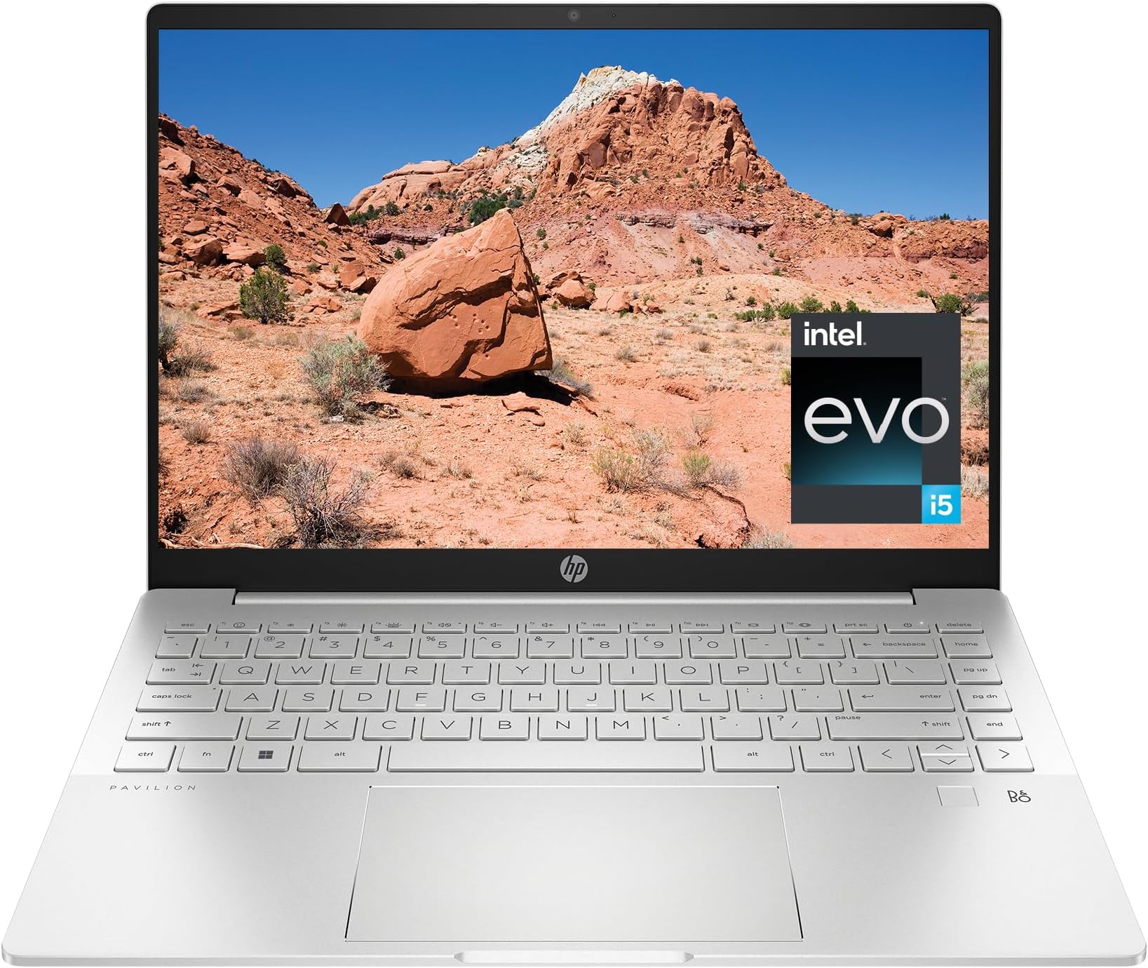 HP Pavilion Plus Laptop 14-eh1010nr, Windows 11 Home, 14", Intel Core i5, 8GB RAM, 512GB SSD, 2.2K, Natural Silver