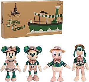 Walt Disney World 50th Anniversary Celebration Jungle Cruise Collectible Plush, Limited Edition 9-Inch Commemorative Plush, Officially Licensed Kids Toys for Ages 3 Up, Amazon Exclusive