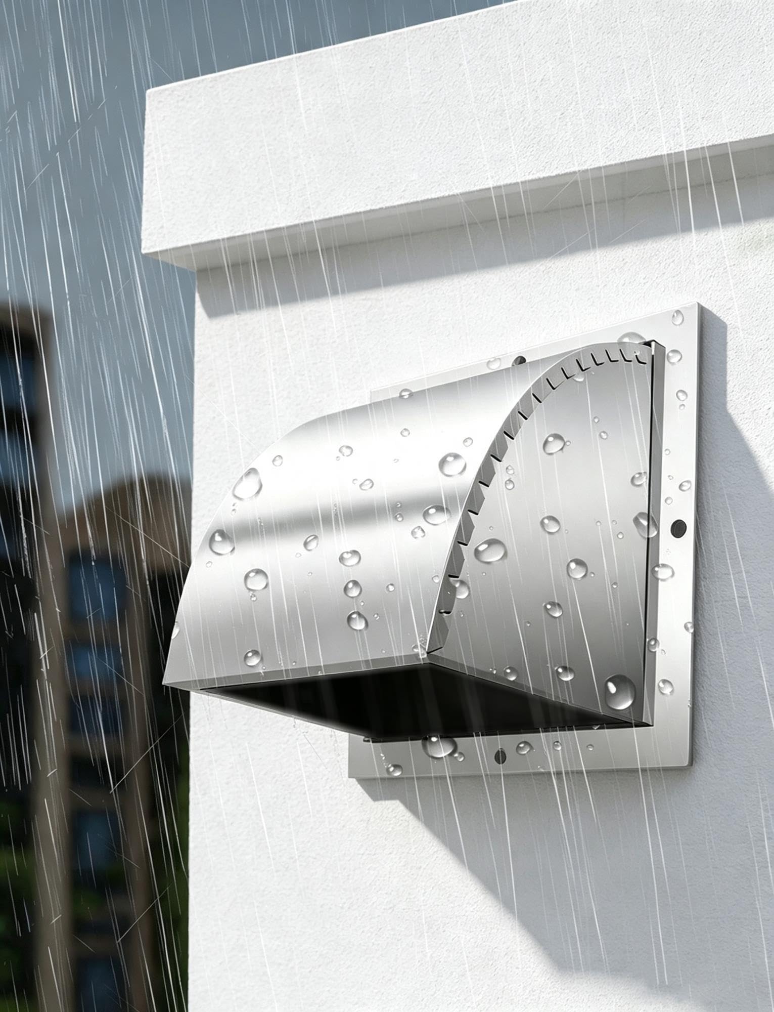 Rejilla Ventilación Exterior Acero Inoxidable 304