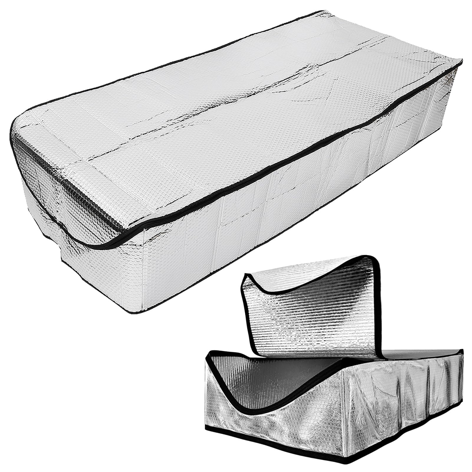 26,4x55,1 pulgadas Cubierta aislante para escaleras de ático, aislante de puerta para escaleras de ático,cubierta aislante para puerta de ático,Barrera Reflectante Contra la Radiación