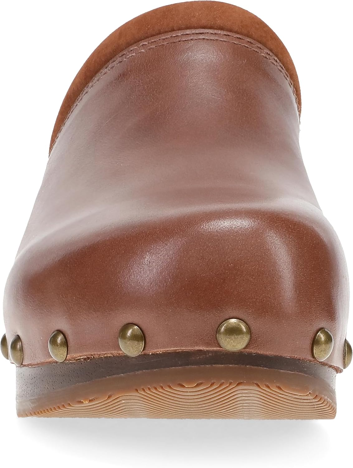 Dansko Andie Women’s Handcrafted Mule Clogs – Artisan Wood Sole Slip-On Shoes with Memory Foam Insole – Made in Brazil Tan 7.5-8 M US - Image 4