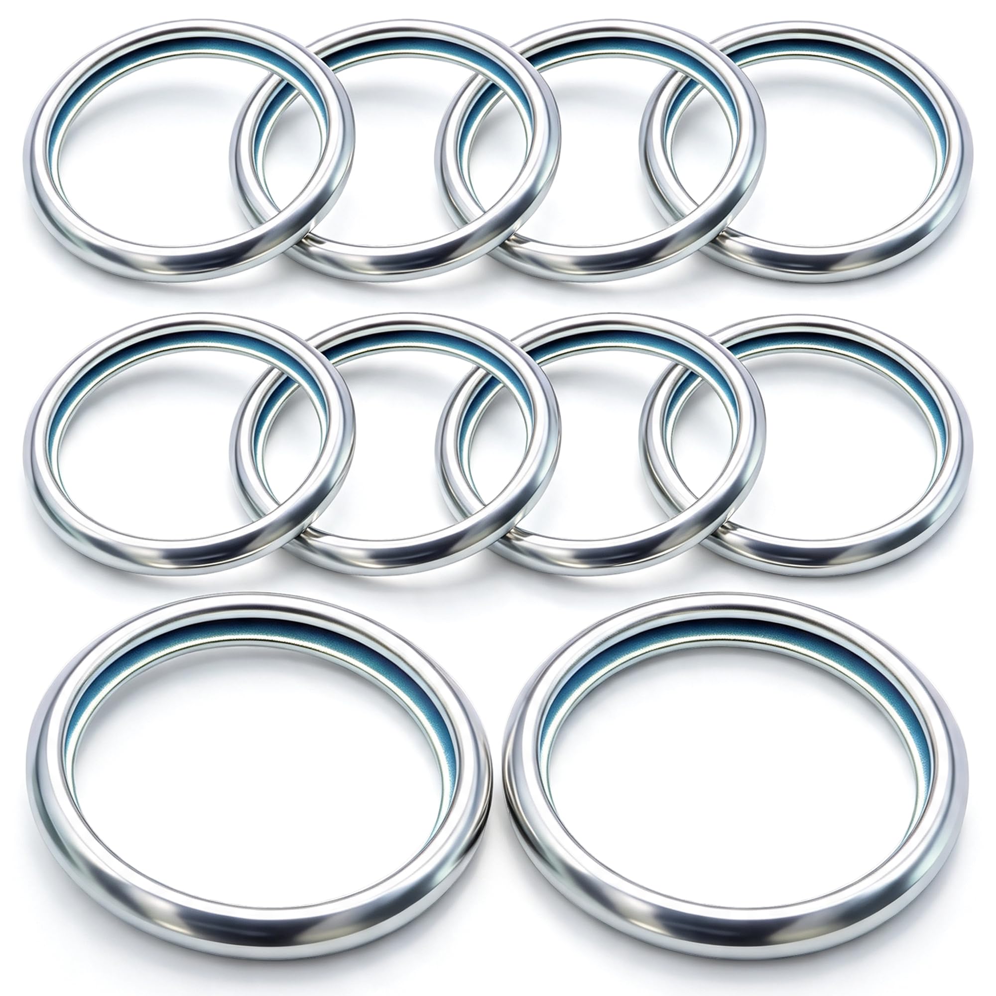 10-Pack OEM 803916010 Oil Drain Plug Crush Washers – Compatible with Subaru Forester, Outback, WRX, STI, Legacy – M20 Aluminum Gasket for Leak-Proof Seal