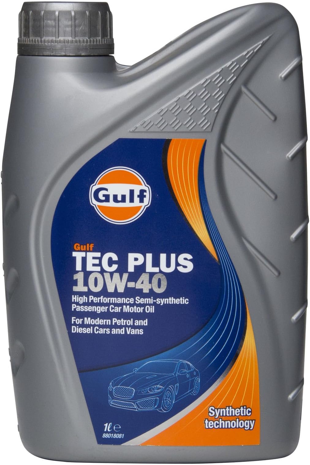 Gulf Tec Plus SAE 10W40 1L Car Motor Engine Oil 1 Litre