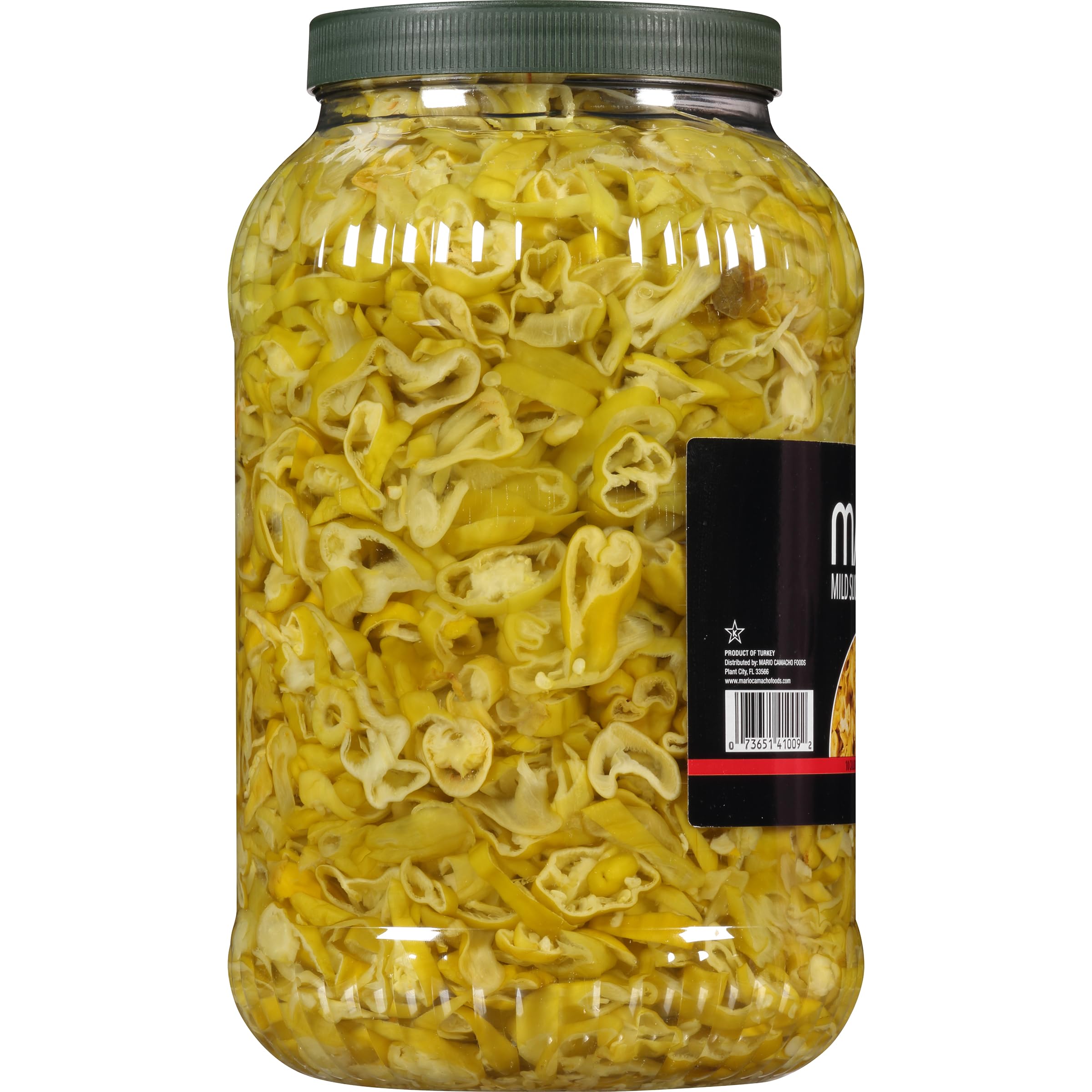 Mario Camacho Foods Sliced Pepperoncini in PET, 58.2 Ounce