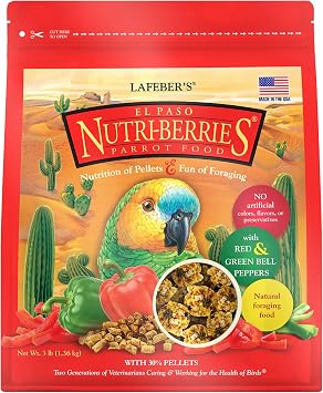 LAFEBERS El Paso Nutri-Berries, for Parrots, 3 lb