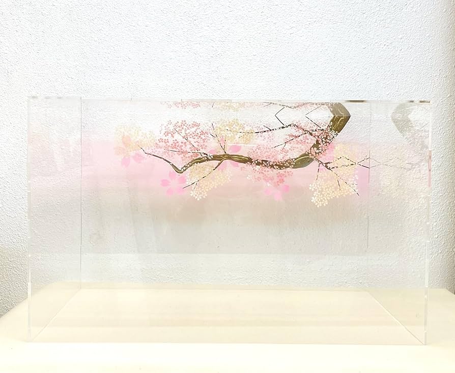雛人形 飾り道具のみ アクリルカバー 桜/枝付ケースのみ (サンプル展示品) Amazon | 雛人形 飾り道具のみ アクリルカバー 桜/枝付ケース