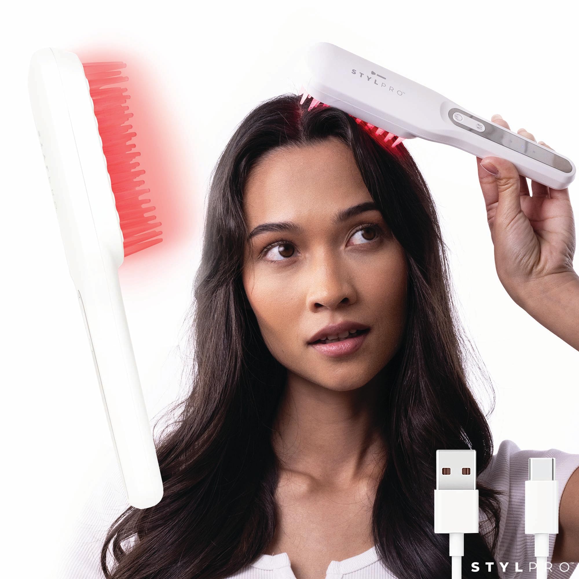 STYLPRO Rotlicht-Haarbürste Root Renew