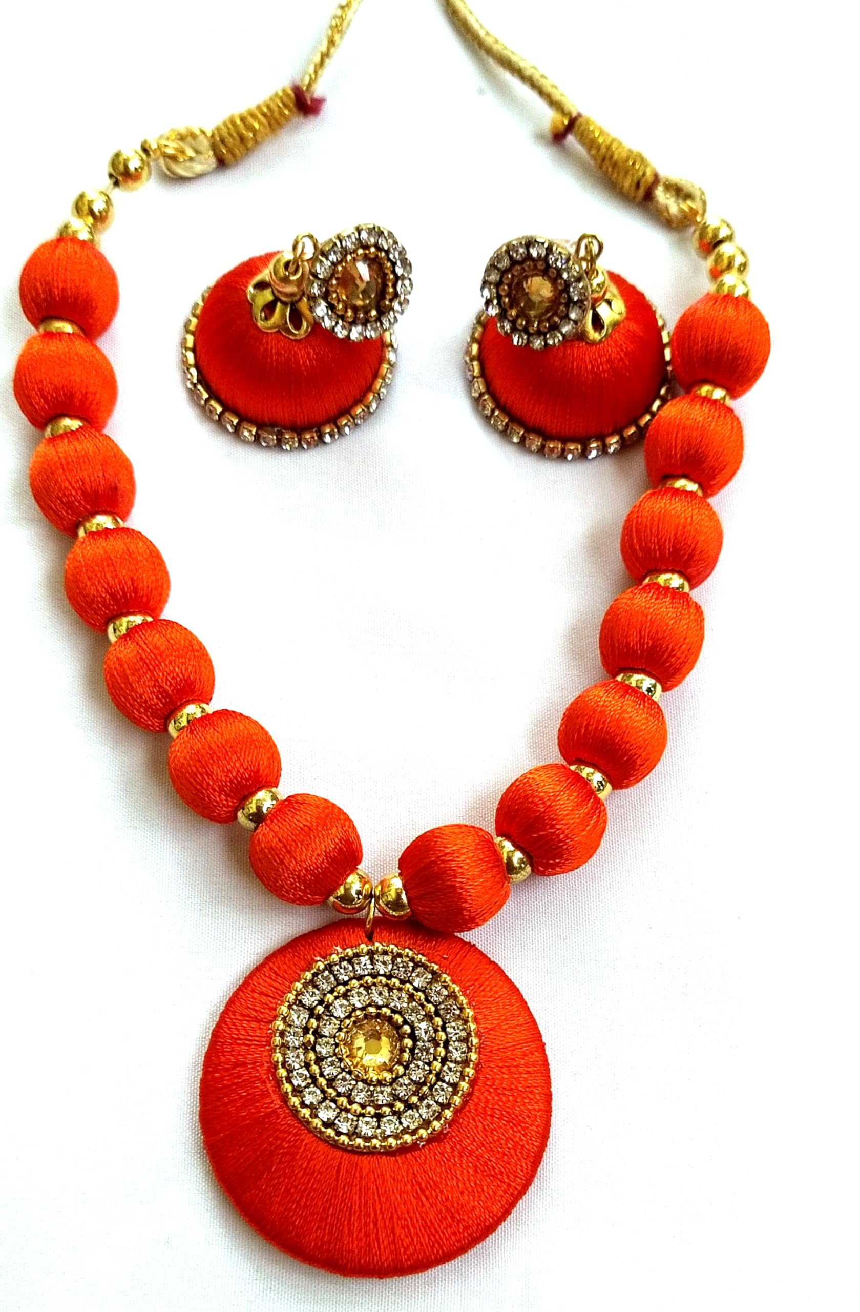 silk thread single beaded (ORANGE) (B0CWN7MQWS) Amazon Price History, Amazon Price Tracker