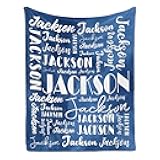 Customization of lover Personalized Blanket and Throw Customized Name Blanket for Kids Adult Flannel Custom Blanket (Color 25, 40''x50'')