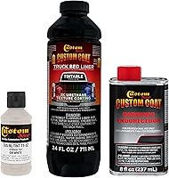 Vista 73 de Custom - Revestimiento protector de 1.5 galones (6 cuartos), para caja de camión,para rodillo, brocha o rociador con kit de aplicador de pincel