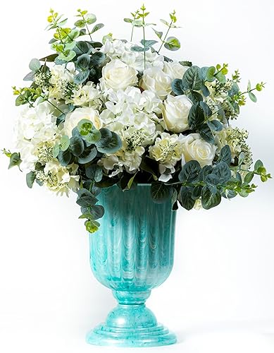 Miniatura 2 de Jarrón decorativo de plástico ajustable para fiestas o decoración del hogar 4 alturas amarillo bebé