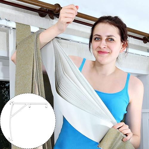 Miniatura 4 de Patelai Clips de cenefa de plástico para persianas verticales de 3.5 pulgadas, persianas verticales de plástico transparente para persianas,