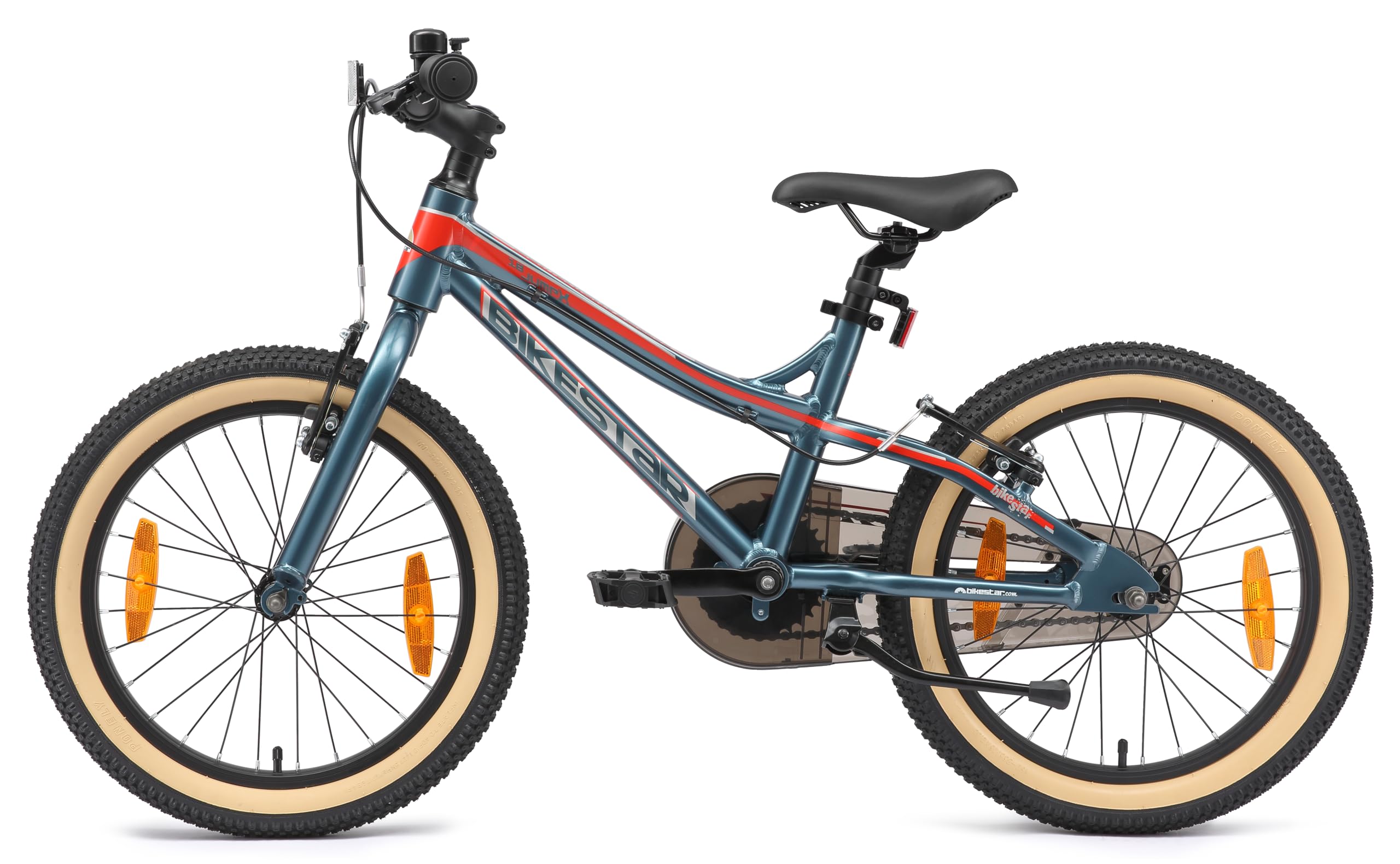 BIKESTAR Vélo Enfant en Aluminium, Garcons et Filles de 5 Ans | Bicyclette de Montagne VTT 18 Pouces avec Freins en V | Vert
