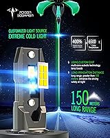 Vista 5 de POISON SCORPION Faros antiniebla H4, foco 6500K 600% con ventilador, paquete de 2