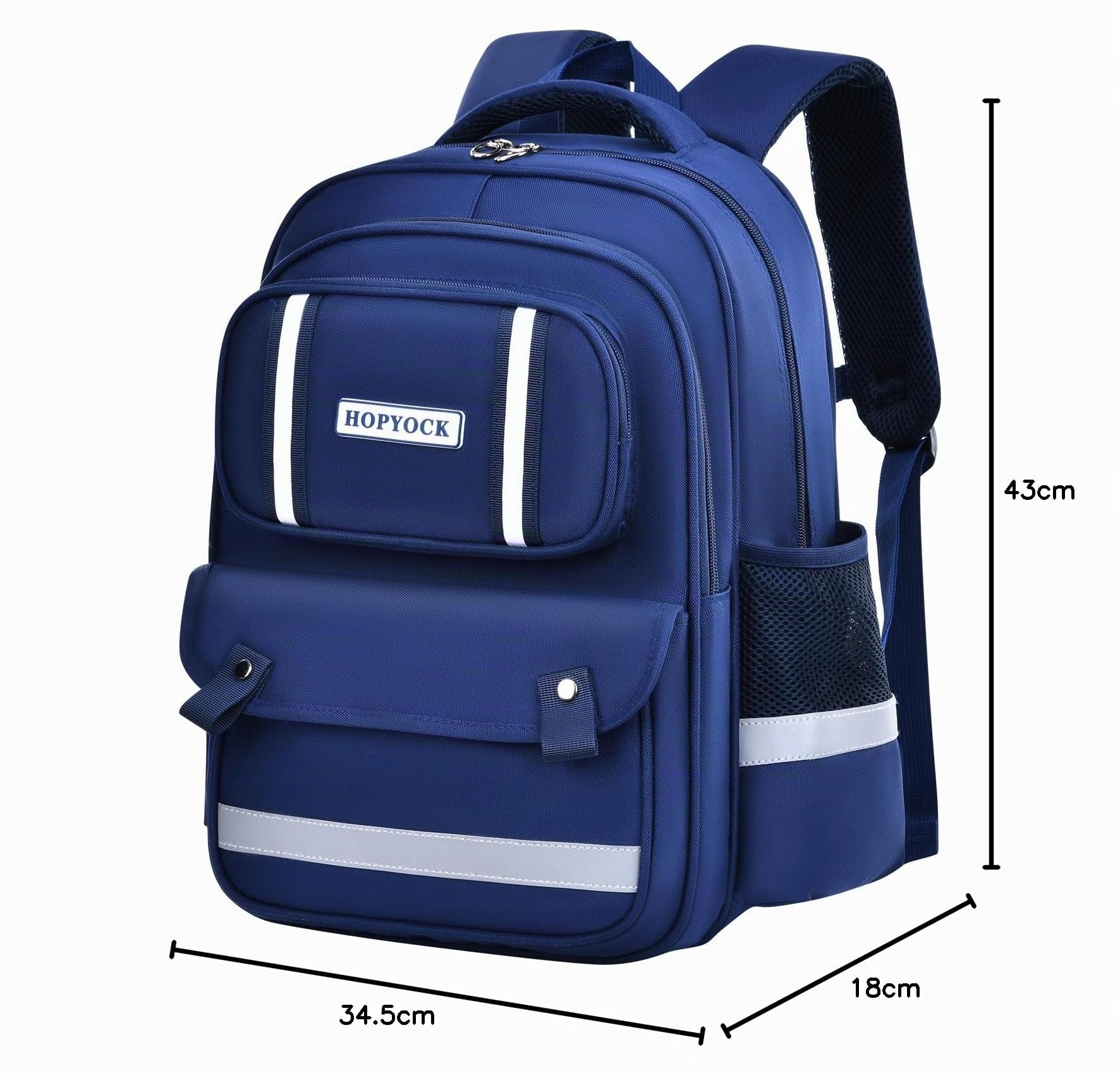 Cartable Scolaire Réfléchissant Sac à dos Garçon Fille 4-12 Ans