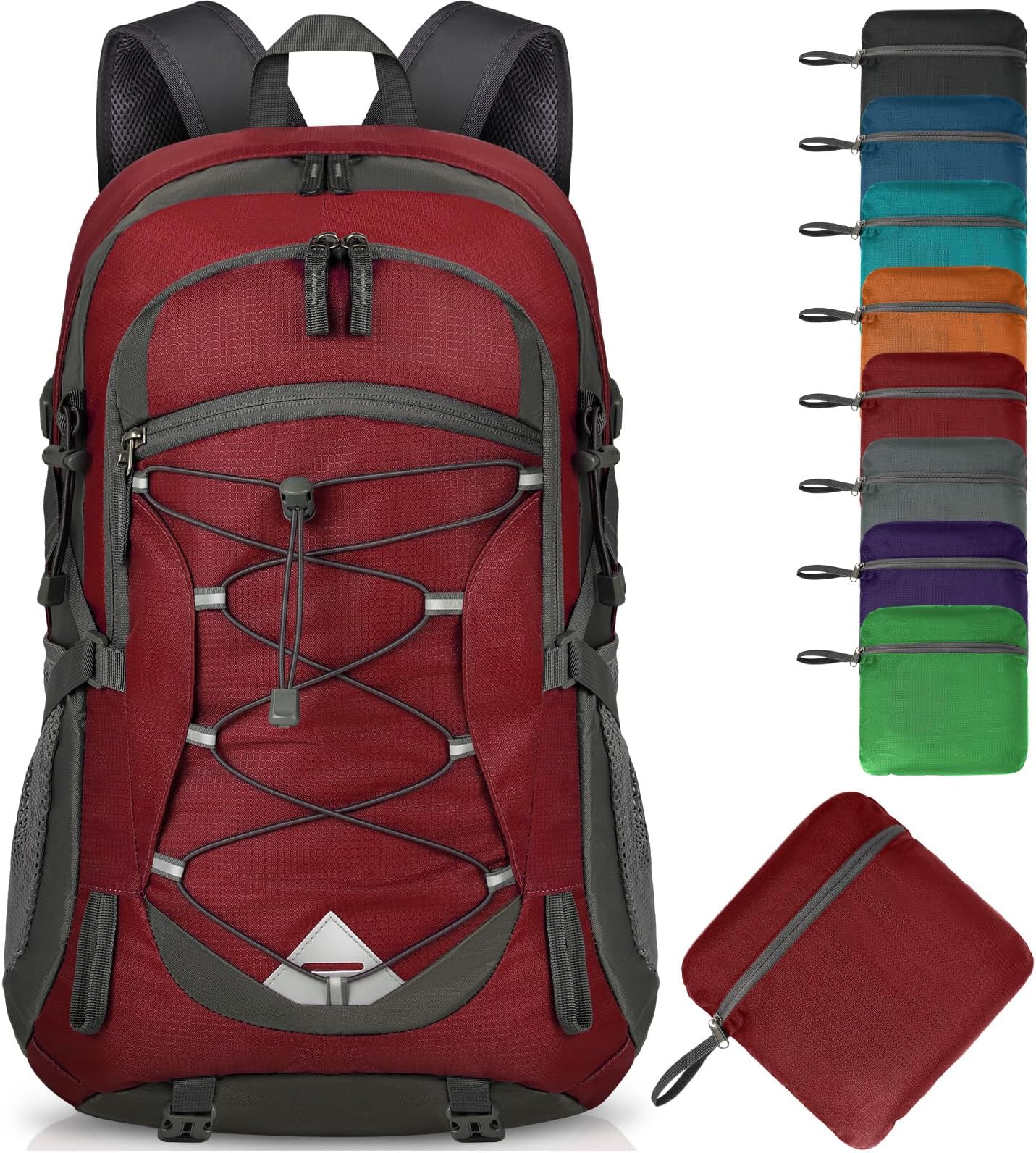 IGOLUMON Hiking Backpack 40L Packable Lightweight Camping Backpack Men Women Waterproof Hiking Daypack Outdoor Travel Daypack